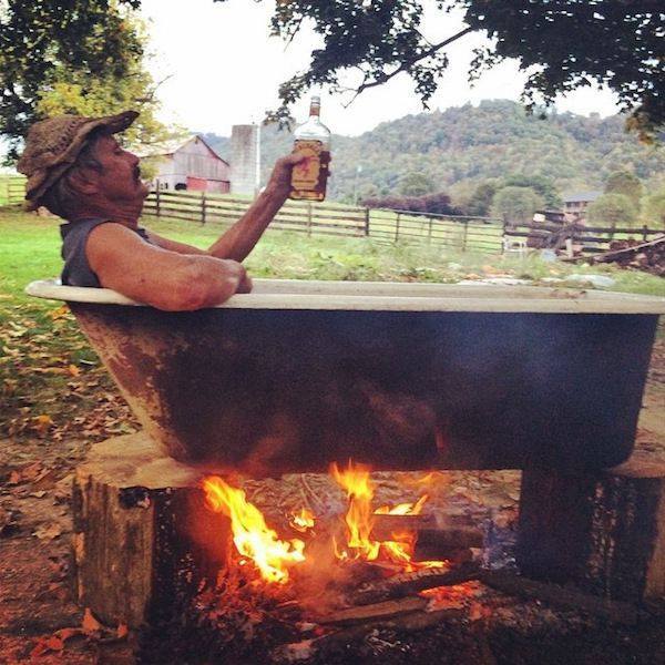 Redneck Hot Tub